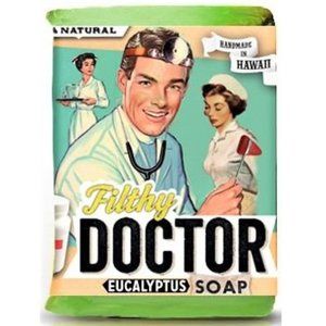 100% Natural Organic Soap. Doctor (Male). Handmade in Hawaii. 2oz.